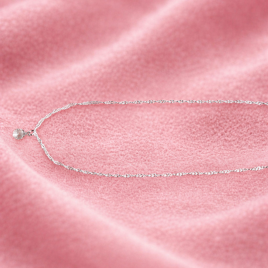 Colar em Prata 925 com Corrente Torcida 45cm