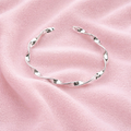 Bracelete Prata 925 Torcido