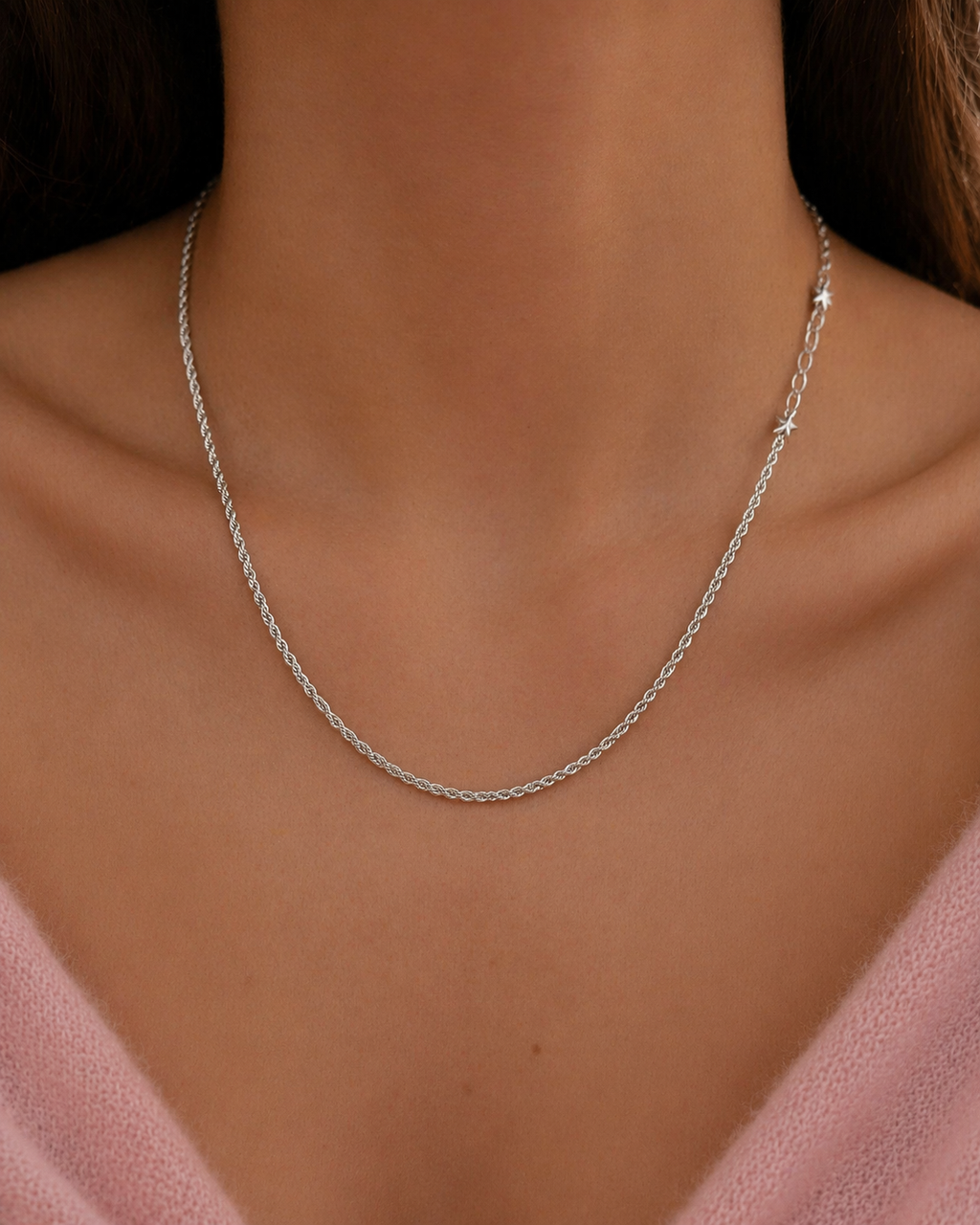 Cordão Corrente Singapura em Prata 925