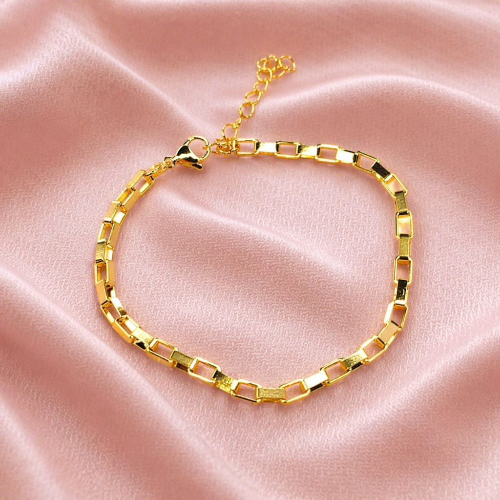 Pulseira Elo Cartier Vazado com tom dourado